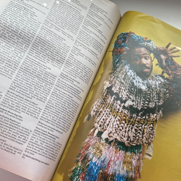 Interview Magazine, Spring 2022 Donald Glover Cover, The Watching Issue, Fashion - Picture 4 of 6